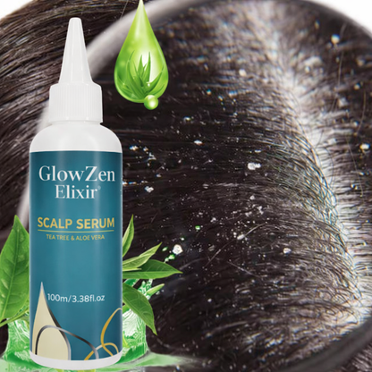 GlowZen Elixir Scalp Serum – Dandruff Relief & Hydration