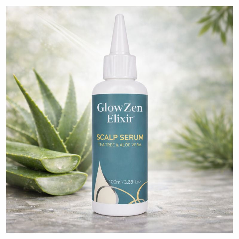 GlowZen Elixir Scalp Serum – Dandruff Relief & Hydration