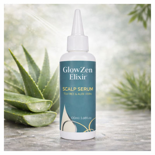 GlowZen Elixir Scalp Serum – Dandruff Relief & Hydration