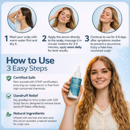 GlowZen Elixir Scalp Serum – Dandruff Relief & Hydration